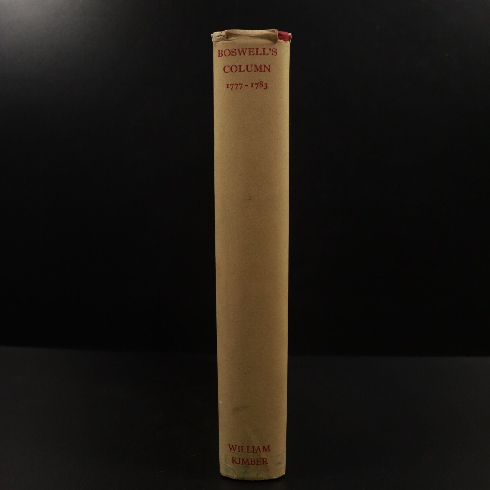 1951 Boswell's Column 1st Edition Vintage Scottish History Book