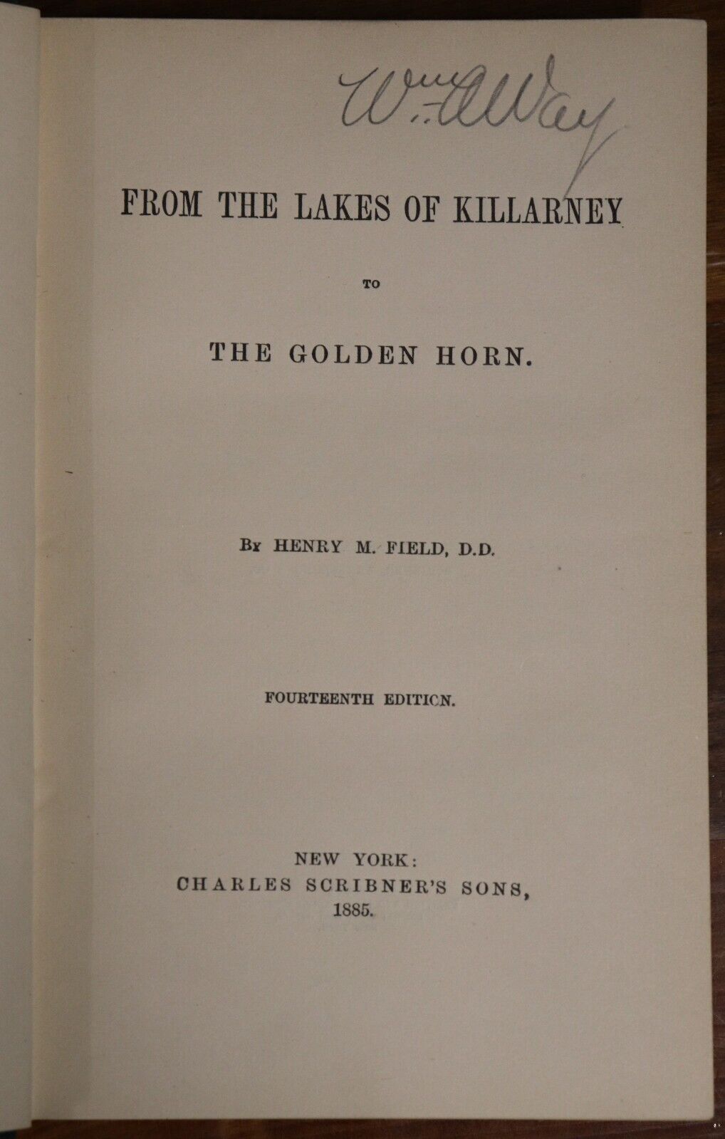 From The Lakes Of Killarney To The Golden Horn - 1885 - Antique Travel Book - 0