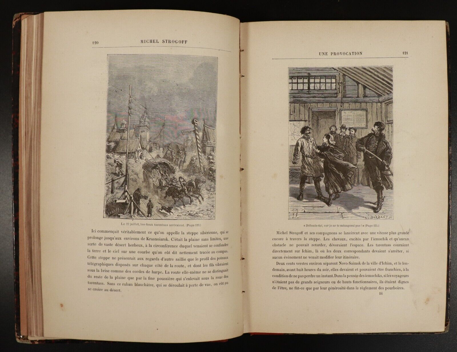 c1880 Michel Strogoff de Moscou a Irkoutsk Jules Verne Antiquarian Fiction Book