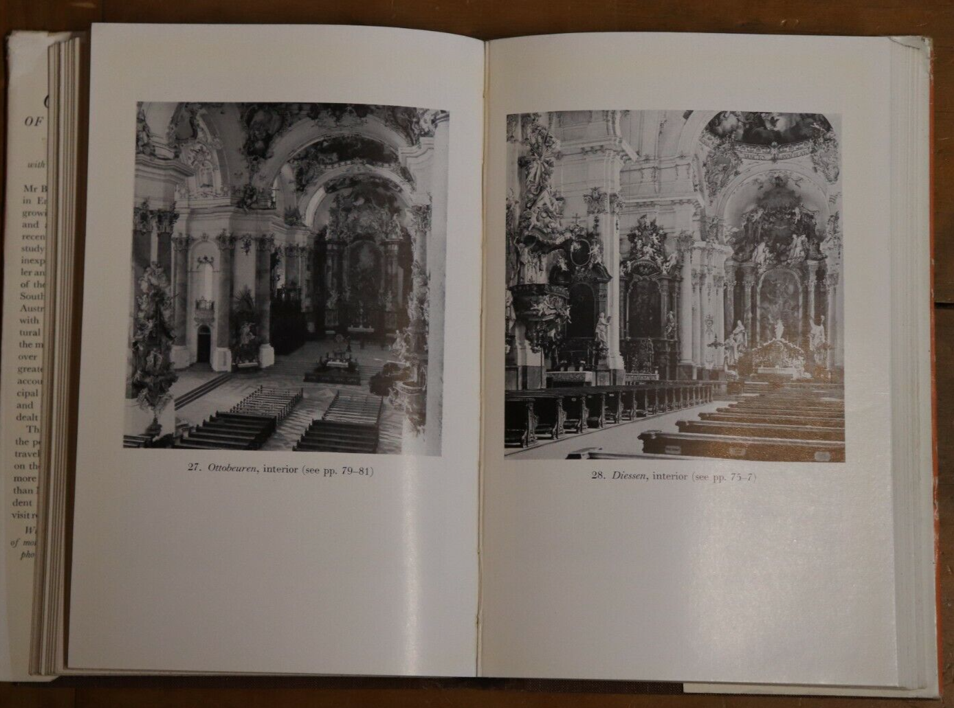 1958 Baroque Churches Of Central Europe Antique Architecture Book 1st Edition