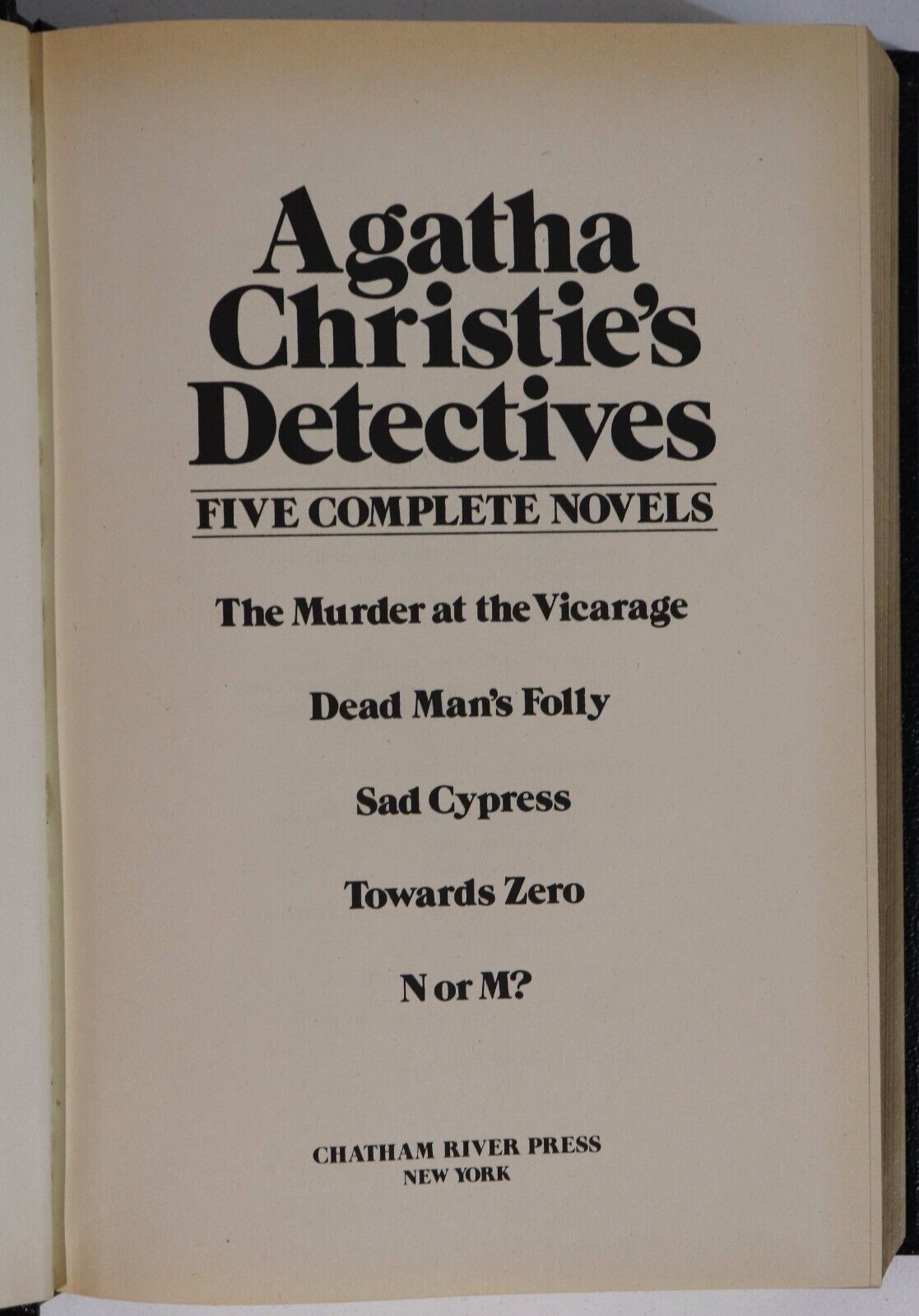 Agatha Christie's Detectives - 1982 - Classic Crime Literature Book