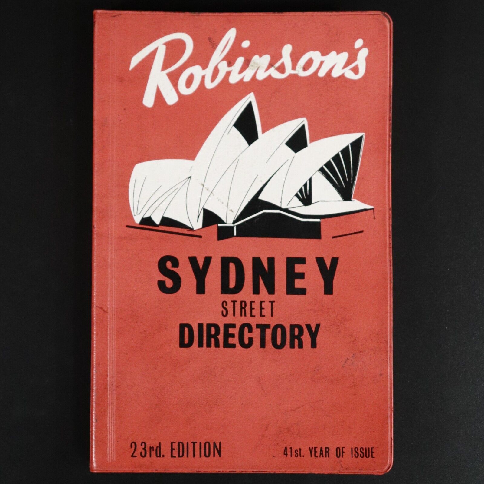 c1965 Robinson's Sydney Street Directory Vintage Australian Map Reference Book