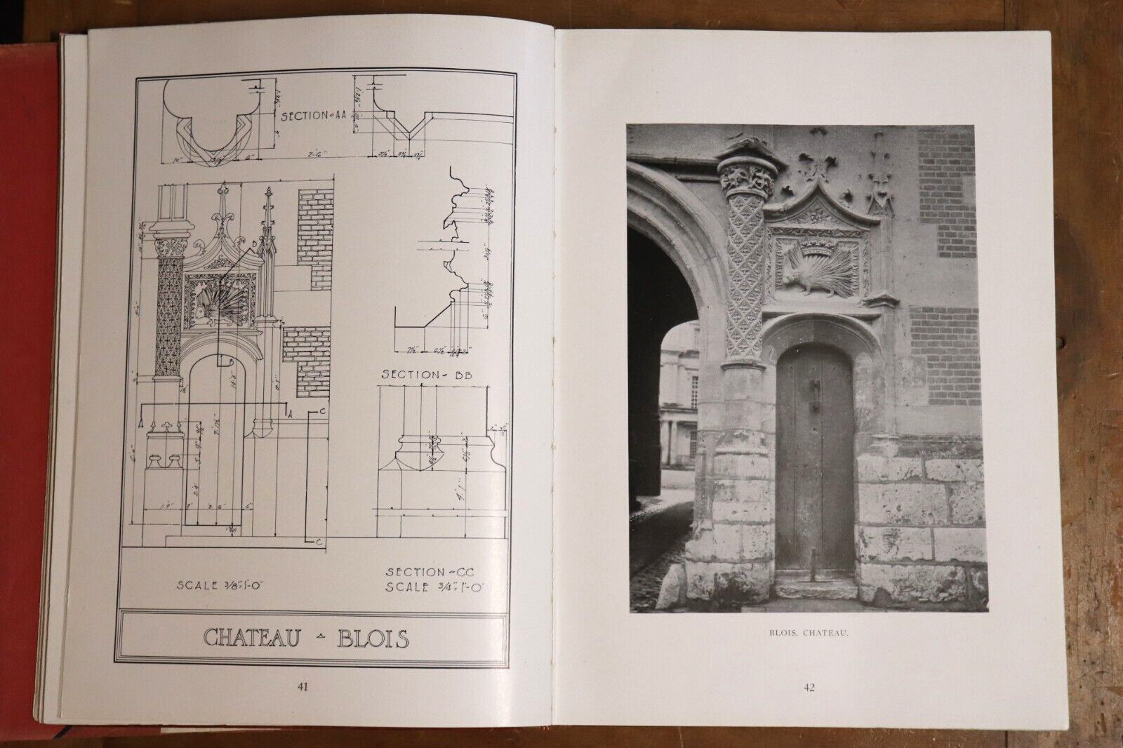 1925 Portals, Doorways & Windows Of France 1st Edition Architecture Book