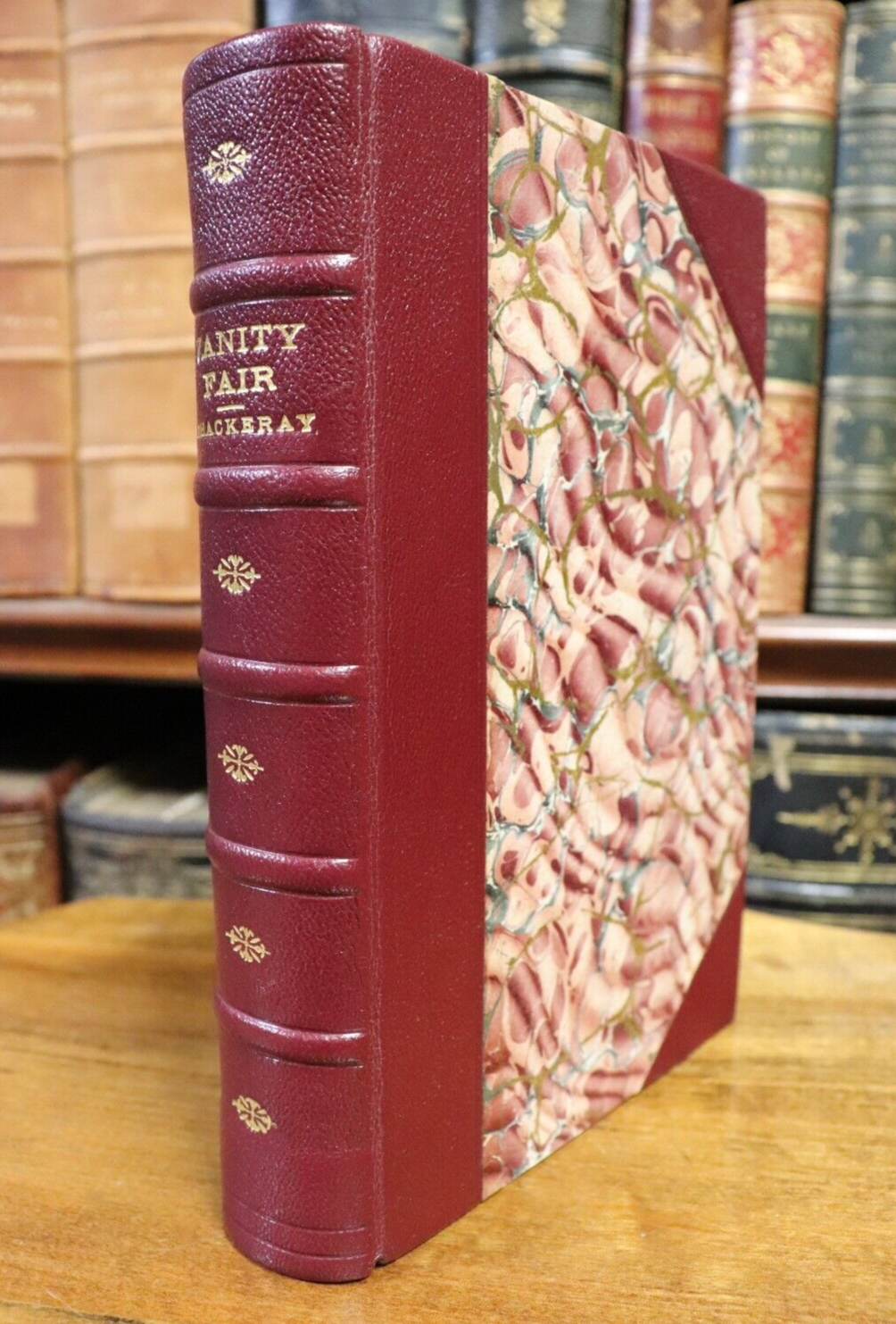 Vanity Fair by William Makepeace Thackeray - c1900 - Antique Fiction Book