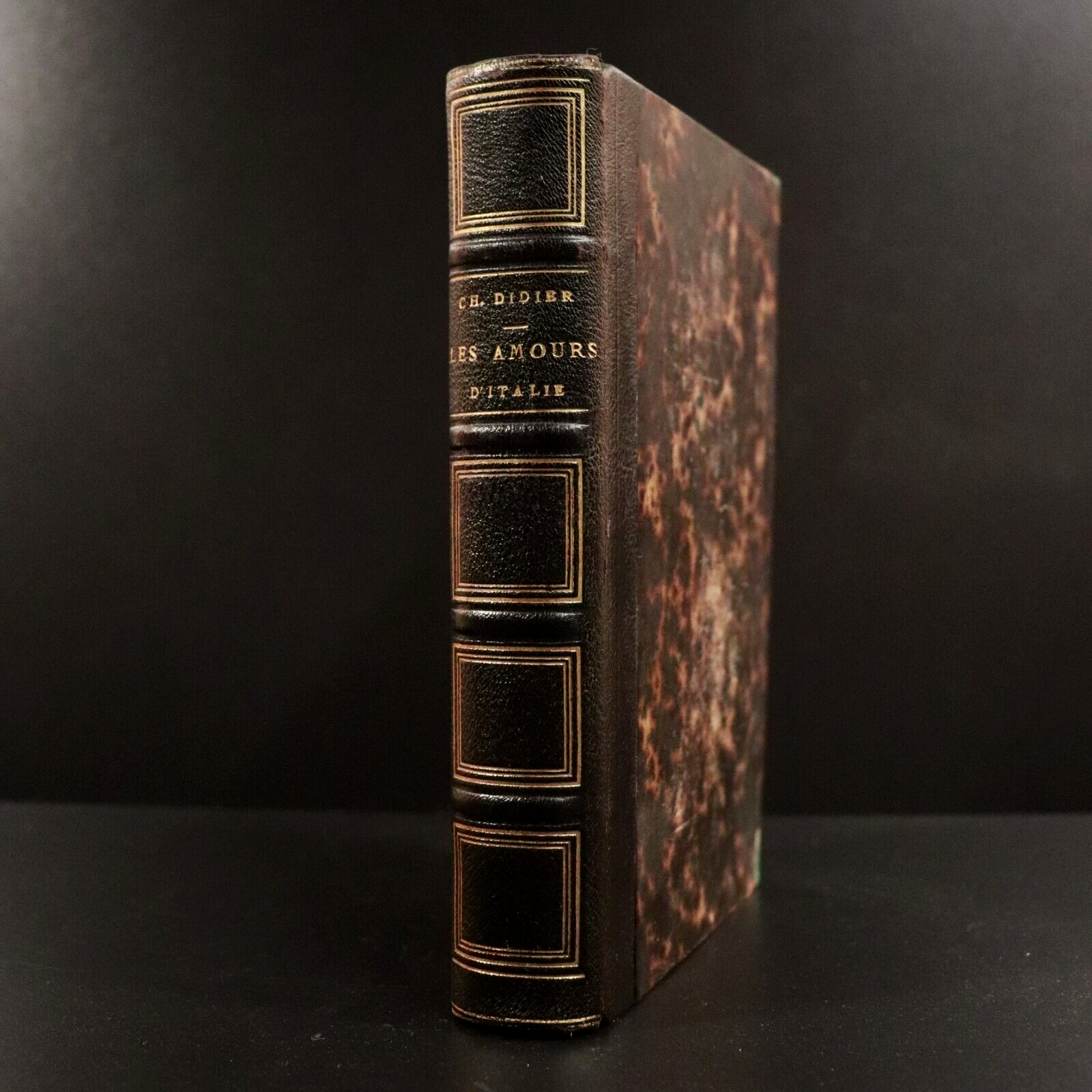 1859 Les Amours D'Italie by Charles Didier 1st Edition Rare Antiquarian Book