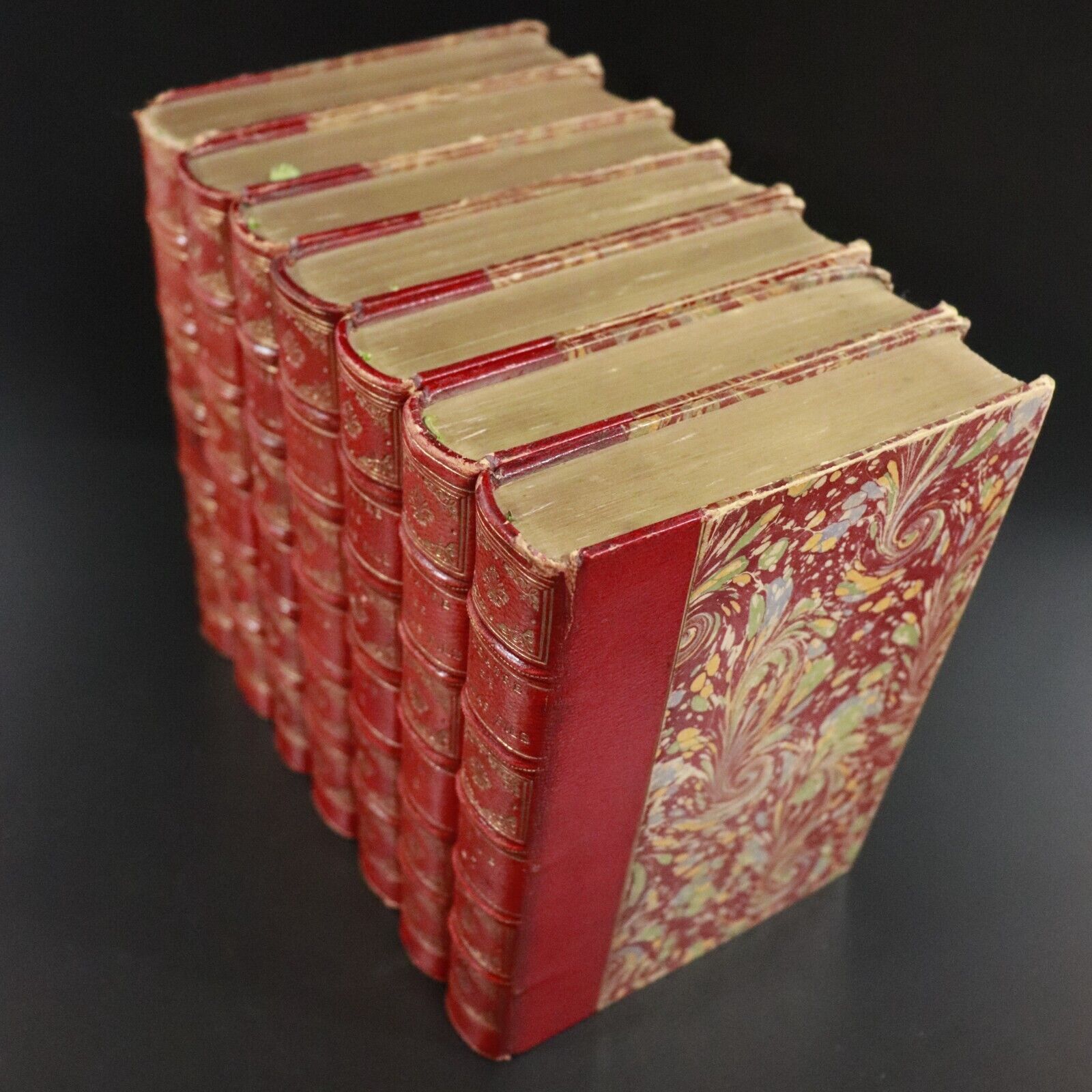 1896 7vol Alexandre Dumas Fils Theatre Complet Prefaces Inedites Antique Books - 0