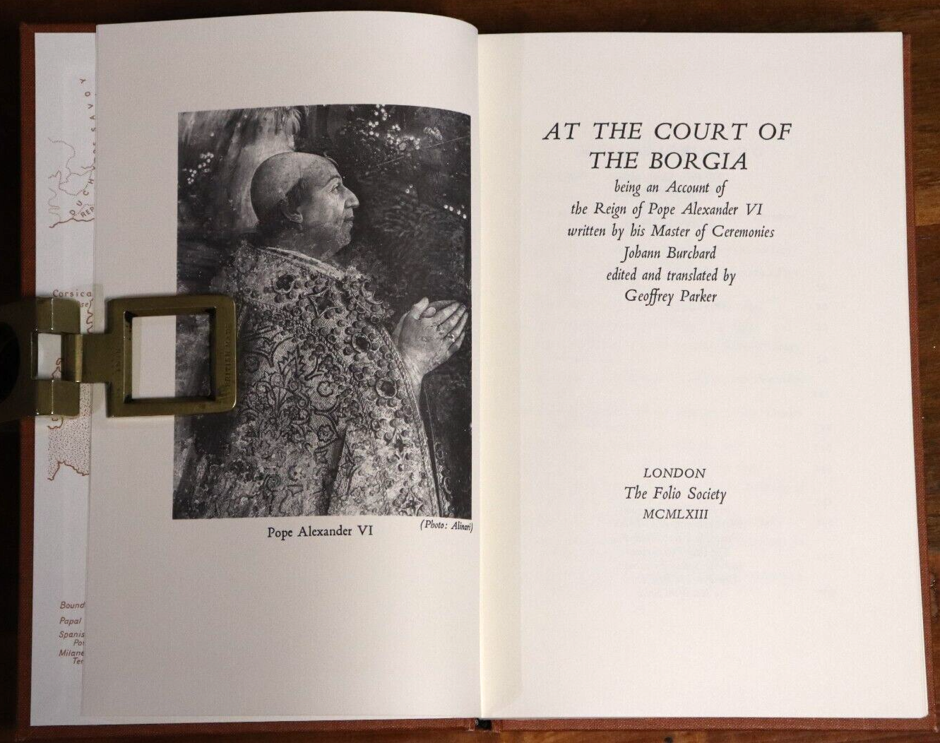 At The Court Of The Borgia - 1991 - Folio Society - Italian History Book - 0