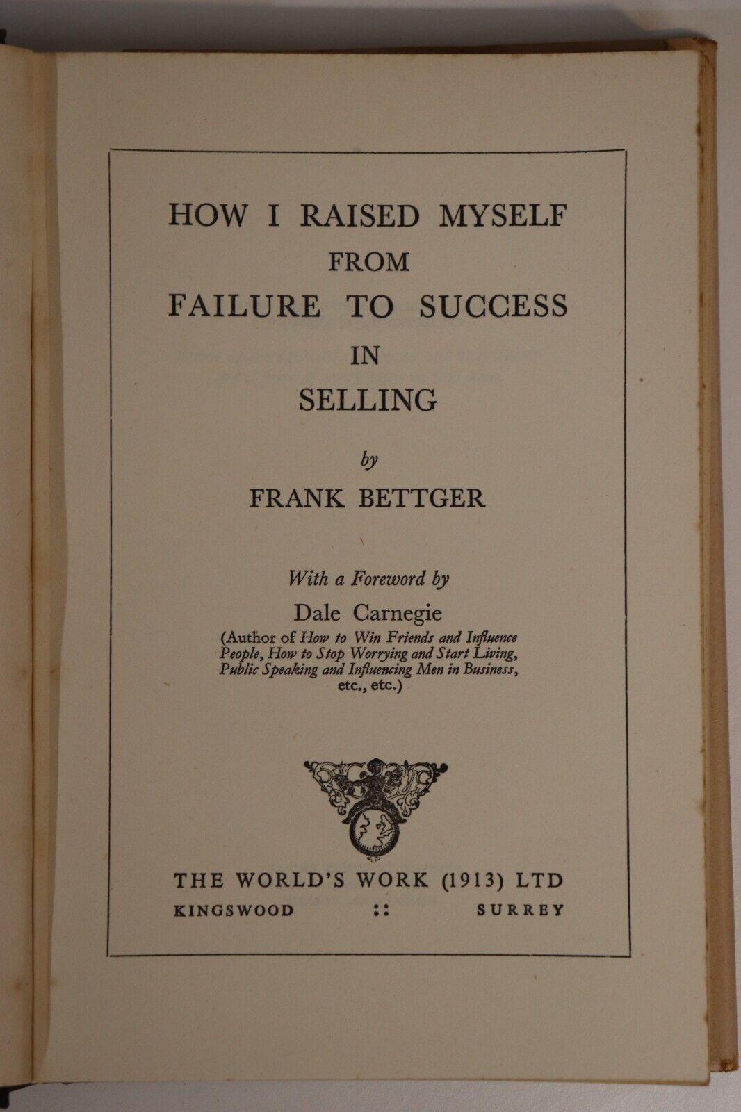 From Failure To Success In Selling - 1955 - Vintage Sales Training Book - 0
