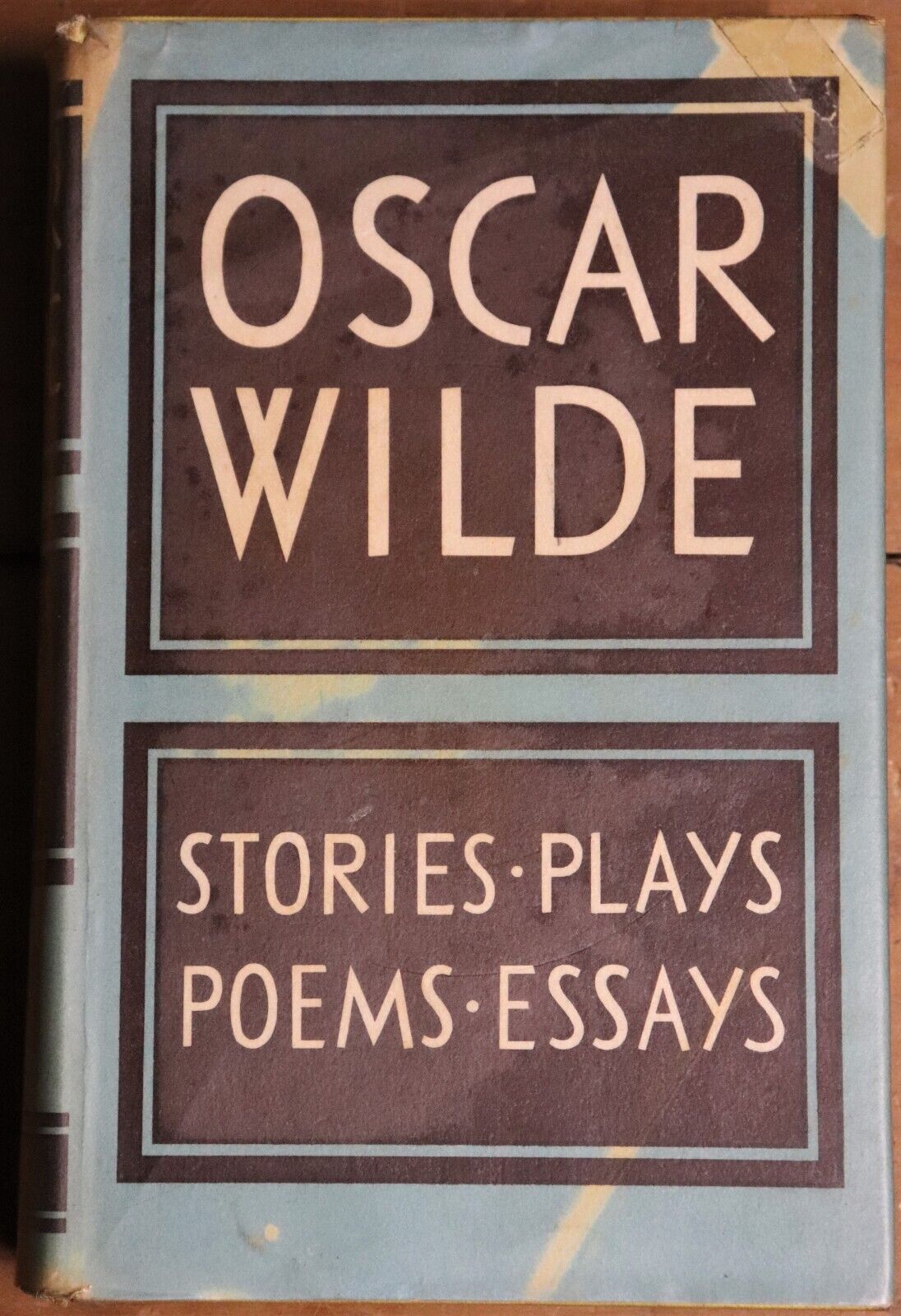 Oscar Wilde: Stories Plays Poems Essays - 1953 - Vintage Literature Book