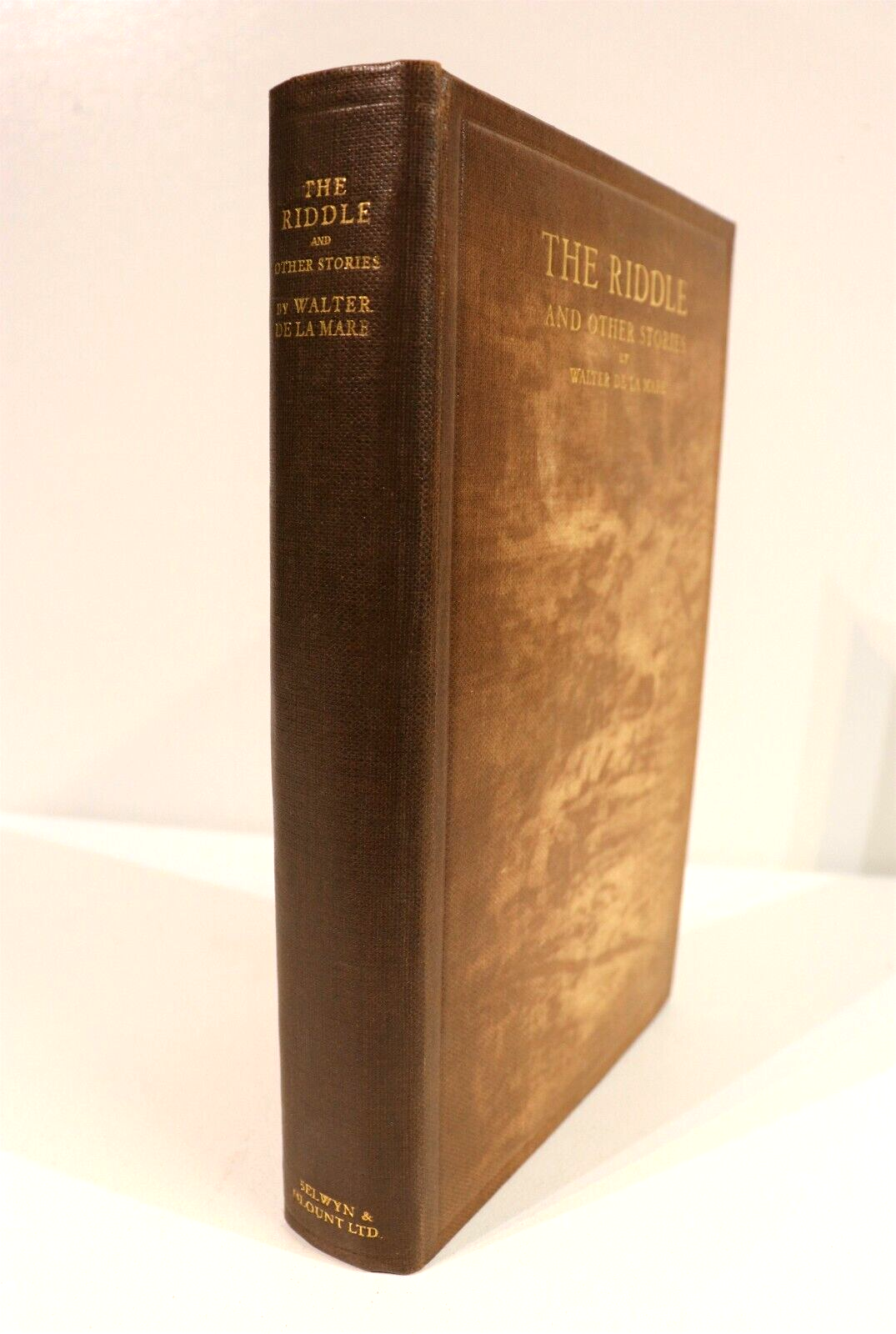 The Riddle by Walter De La Mare - 1923 - Ltd Ed Signed by Author Literature Book