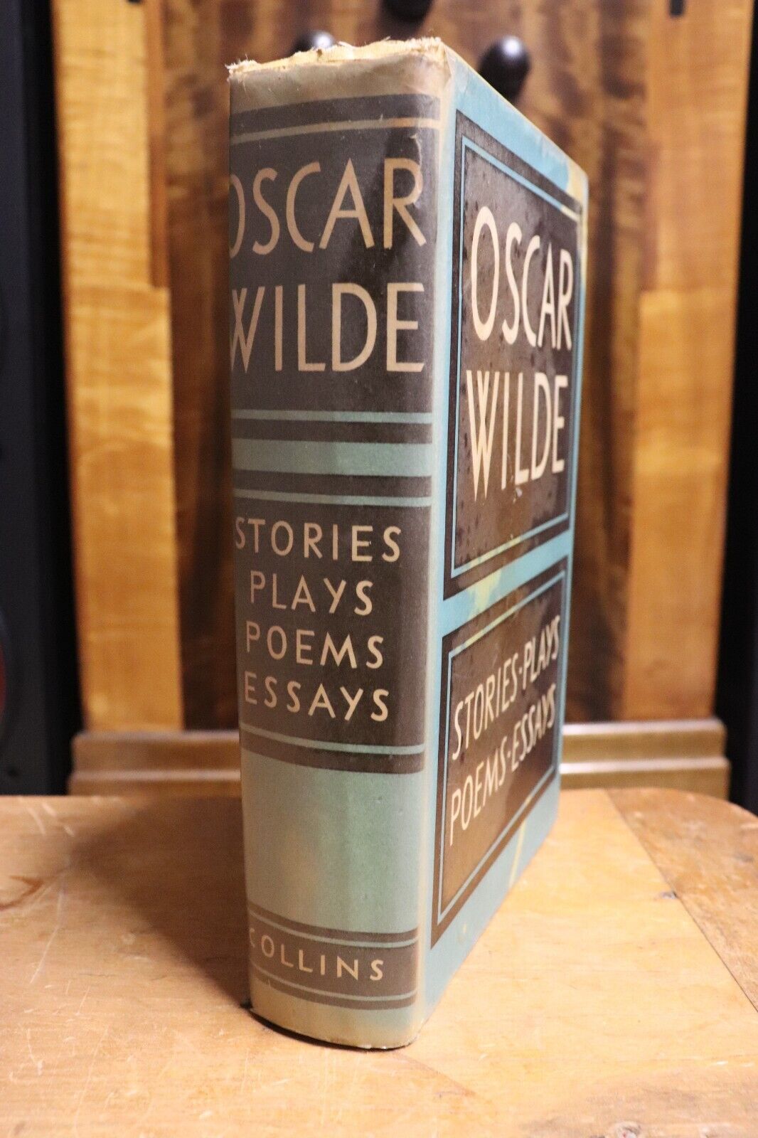 Oscar Wilde: Stories Plays Poems Essays - 1953 - Vintage Literature Book