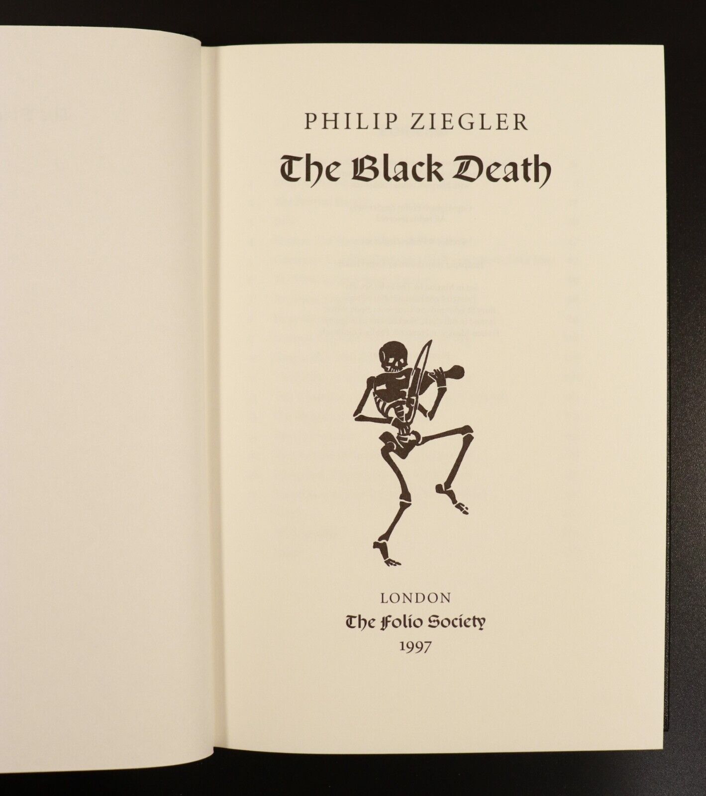 2001 The Black Death by Philip Zeigler - Folio Society - History Book - 0