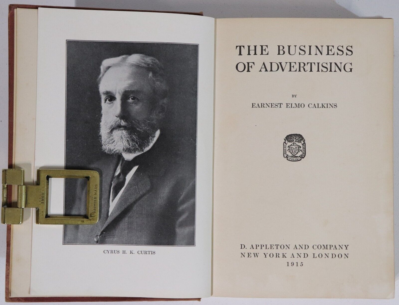 The Business Of Advertising - 1915 - Antique Marketing Reference Book - 0