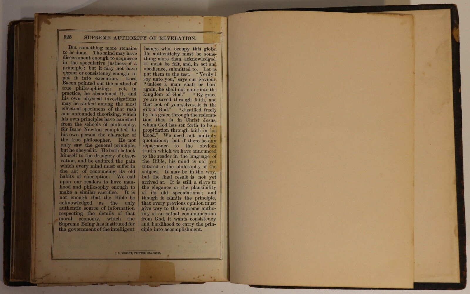 The Life Of Jesus Christ by Rev. John Fleetwood - c1875 - Antique Religious Book