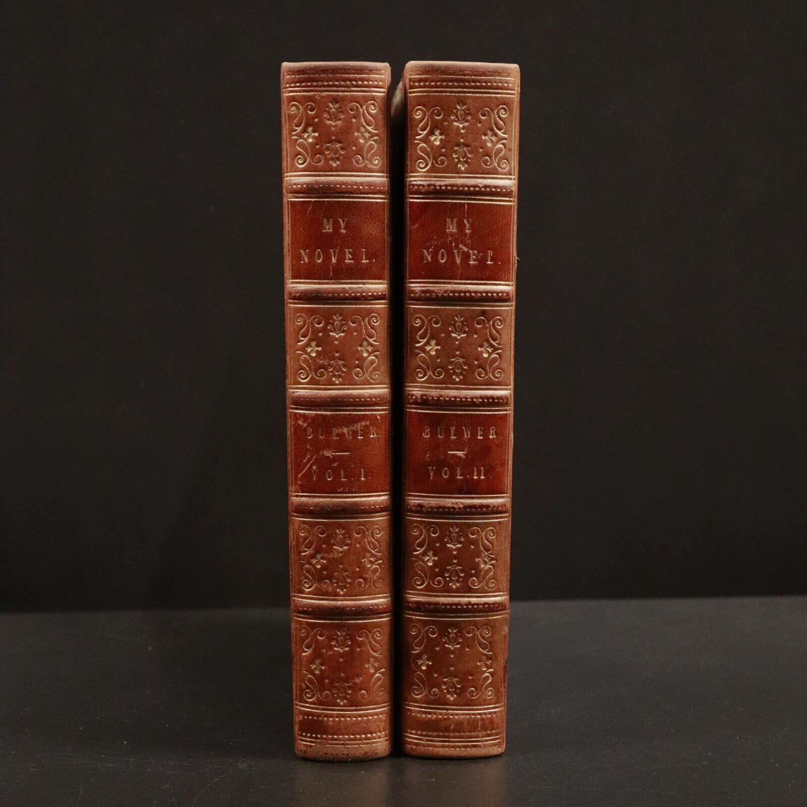 1856 2vol My Novel or Varieties In English Life Antiquarian Fiction Book Set