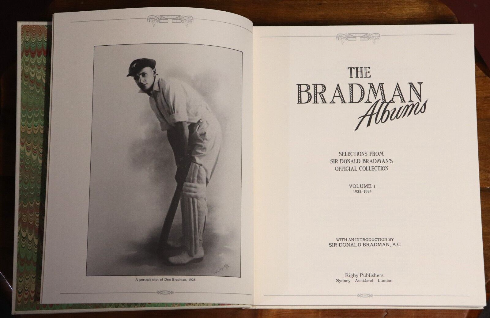 1985 2vol The Bradman Albums Australian Cricket Sports History Book Set - 0