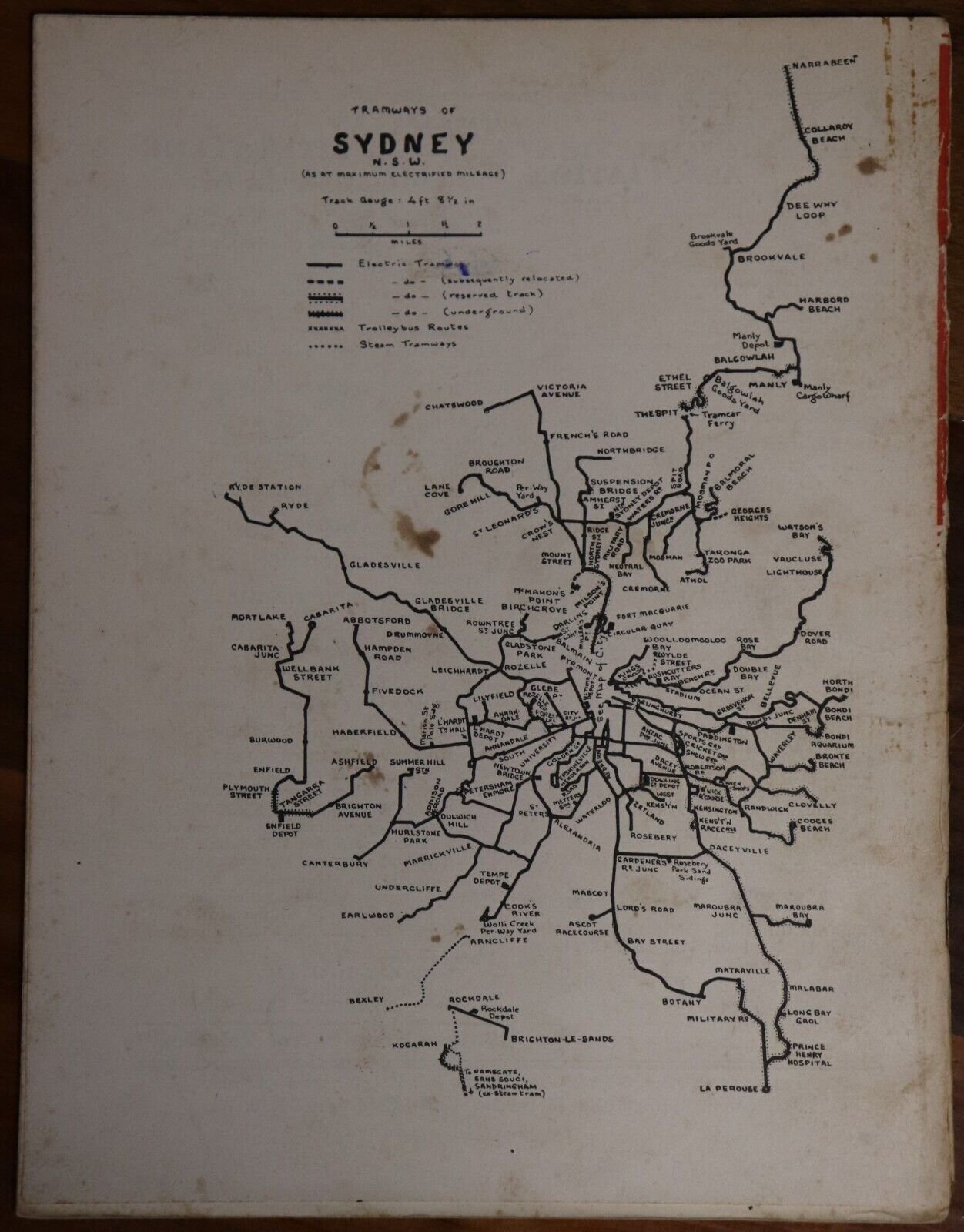 Destination Circular Quay - 1958 - Pictorial Review Of Sydney Tramcars Book