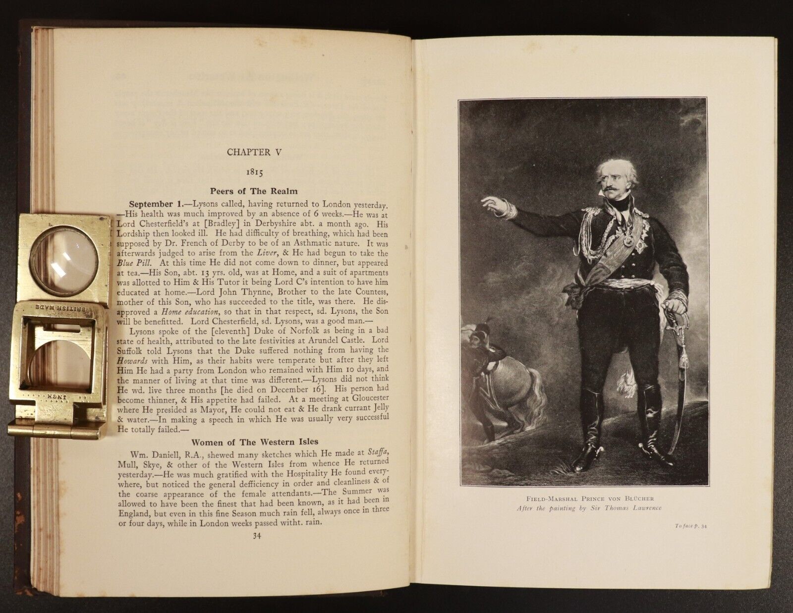 1925 2vol The Farington Diary by Joseph Farington Antique British History Books